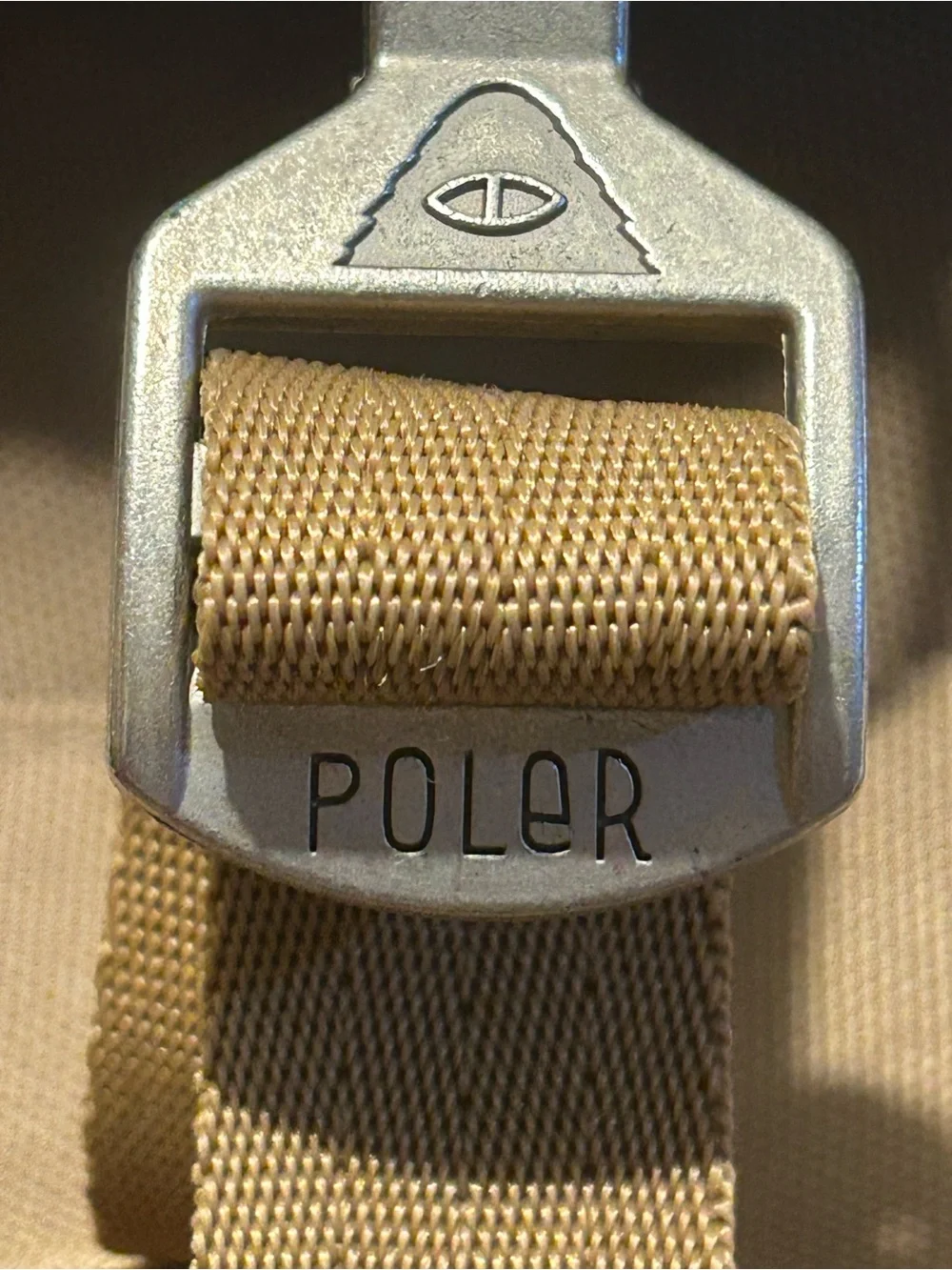 Polar Outdoor Stuff Canvas Roll-Top Backpack in Tan -
